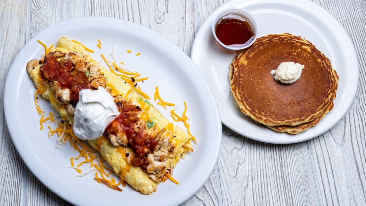 Chicken Fajita Omelette